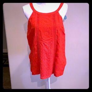 NWT skies are blue flirty sleeveless blouse